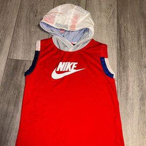 Boys NIKE Hooded Mesh Top